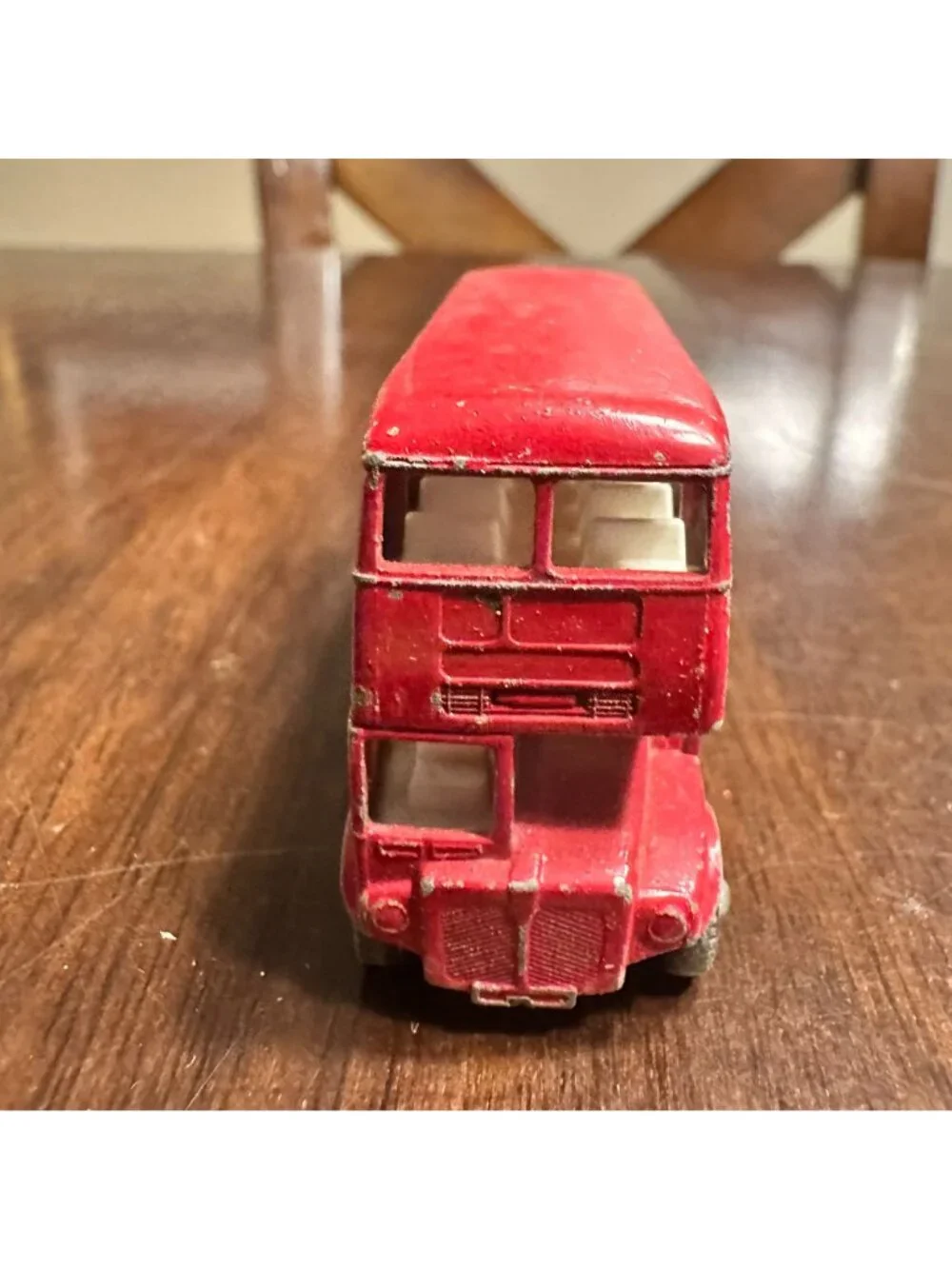 Vintage Lesney Matchbox Series No. 5 Red Routemaster Bus Diecast
